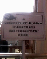 Adatvédelmi biztos bejárat