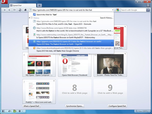 Opera 10.50 Opera 10.50