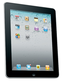 Az Apple iPad tablet Az Apple iPad tablet