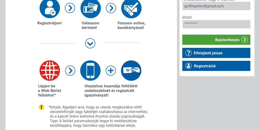 Csatlakoztassa az alkalmazásokat Európába